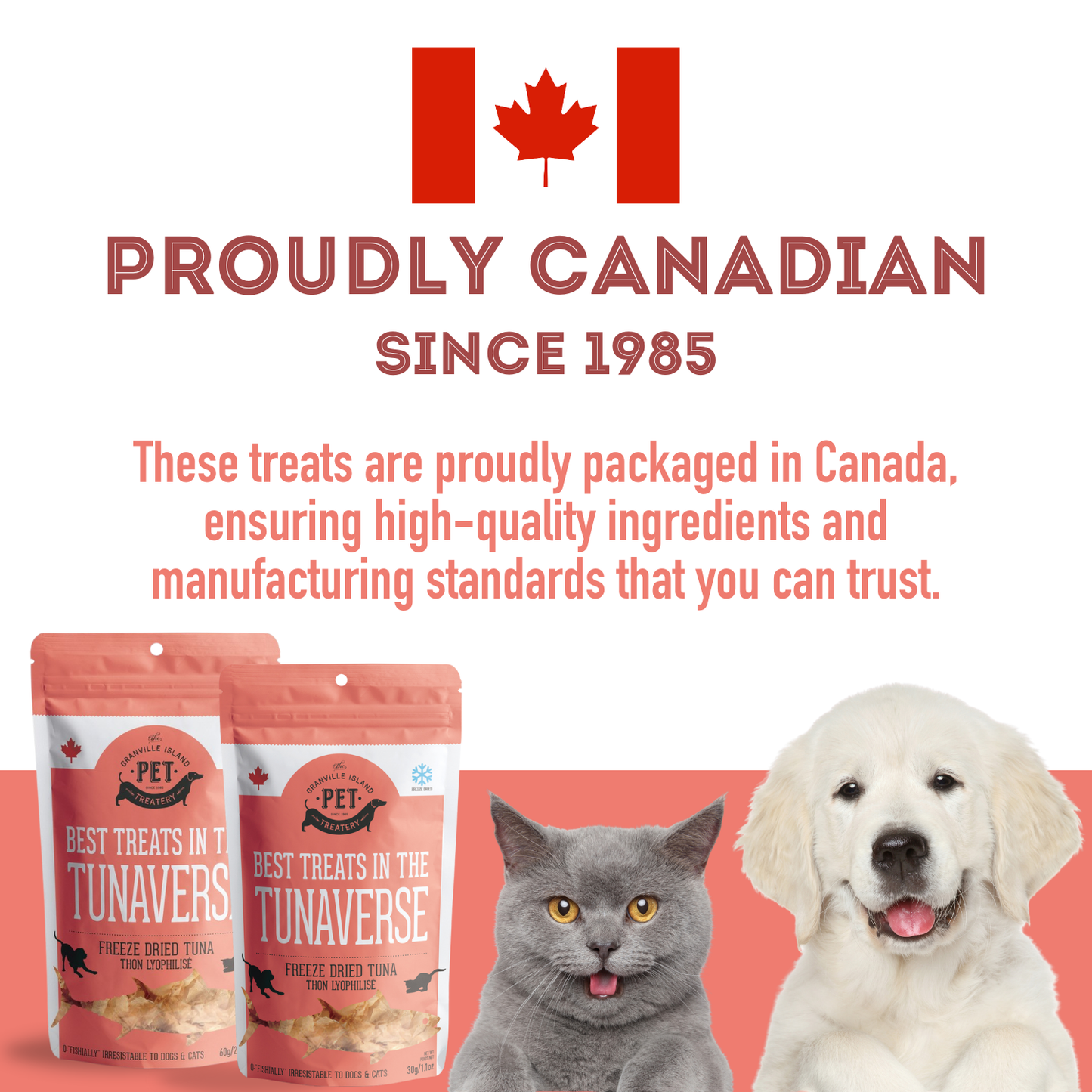 Freeze Dried Tuna Flakes Treat For Cats & Dogs // 60G