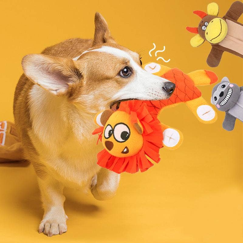 Interactive Plush Dog Toys! Squeak included!