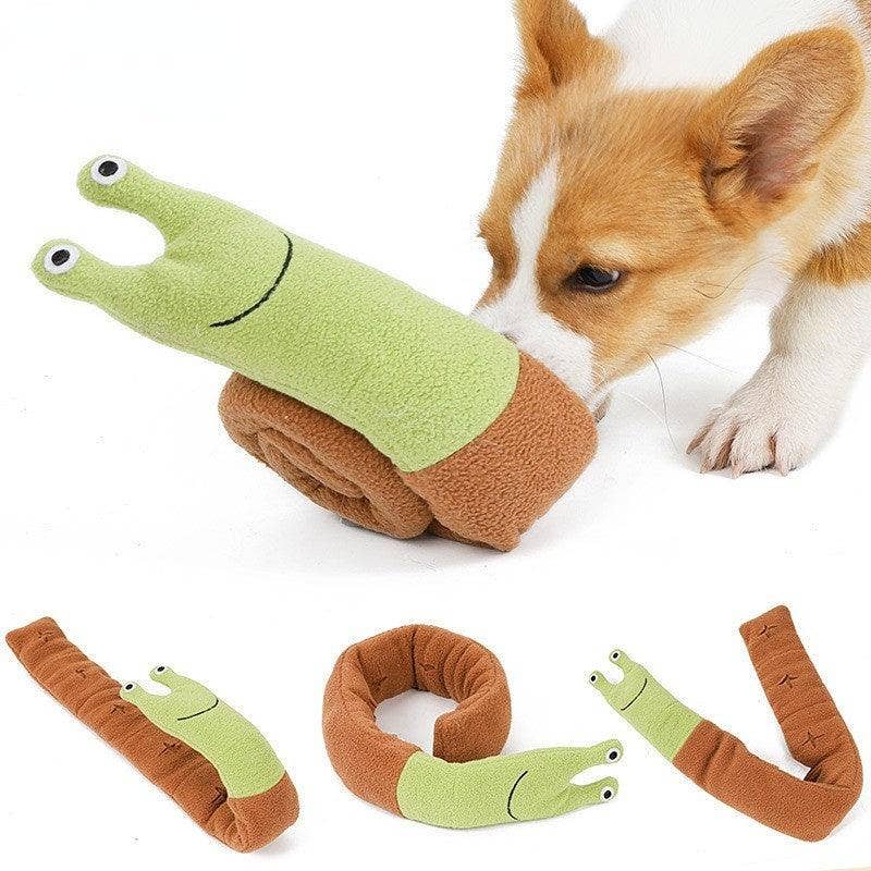 Interactive plush snail toy!