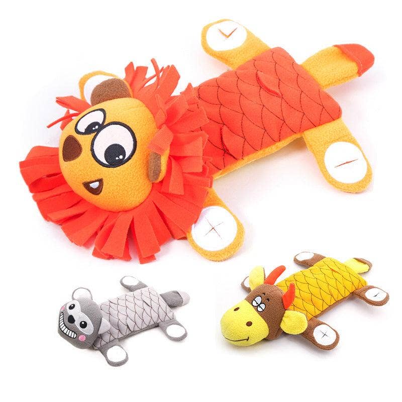 Interactive Plush Dog Toys! Squeak included!