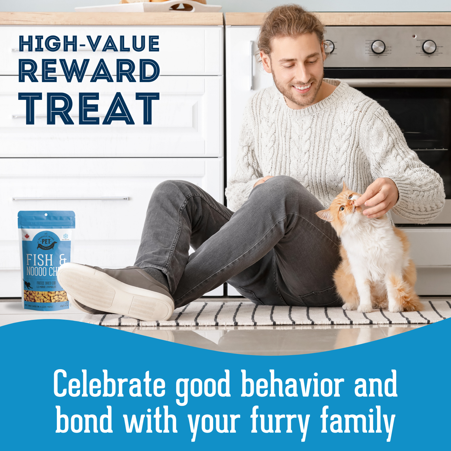 Freeze Dried Wild Cod Treat For Dogs & Cats // 40g